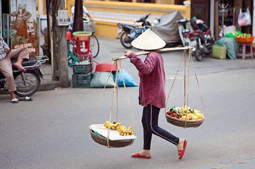 Straatbeeld in Vietnam