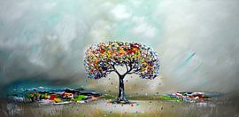 Baum des Lebens von Gena Theheartofart