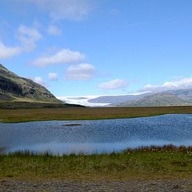 gletsjer Vatnajökull IJsland van Yvonne Machielsen
