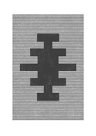 Aztekischer Holzschnitt Textil von The Printable Studio