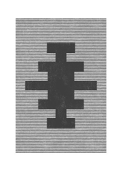 Woodblock Aztec Textile by The Printable Studio