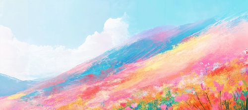 Colourful Field of Flowers