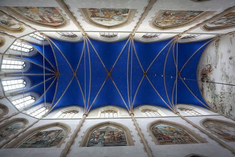 Ceiling painting Martinikerk by Folkert Jan Wijnstra