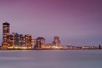 Boulevard of Vlissingen at sunset