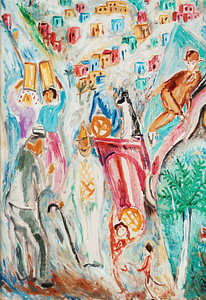 Nils Dardel  - Der Tourist auf Teneriffa (1916)