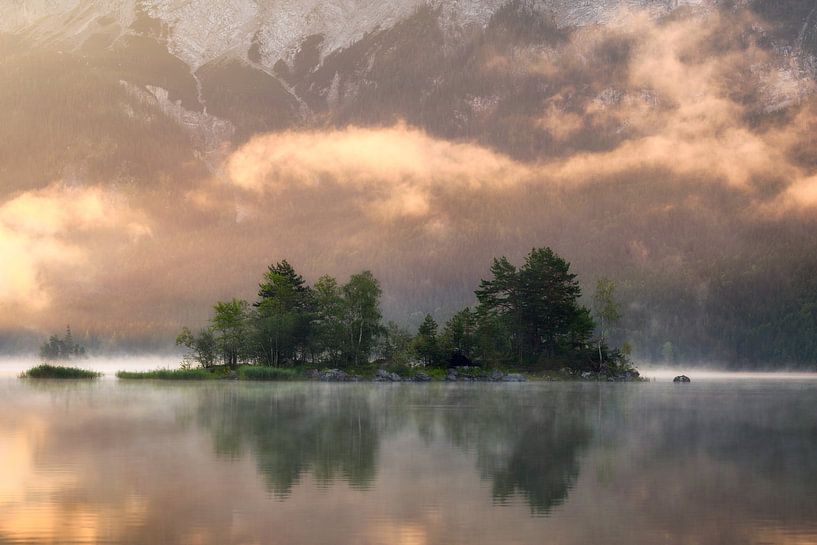 A Golden Summer Morning at Lake Eibsee by Daniel Gastager