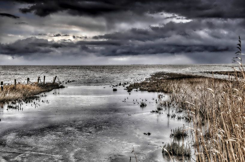 wad bij holwerder pier by JF art