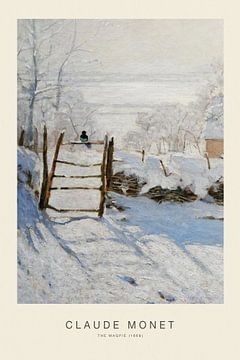 La pie - Claude Monet sur Nook Vintage Prints