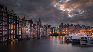 Zonsondergang in Amsterdam