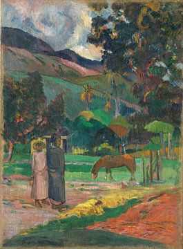 Tahitiaans landschap, Paul Gauguin
