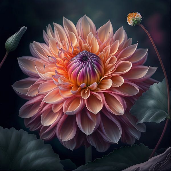 Dahlia par Carla van Zomeren