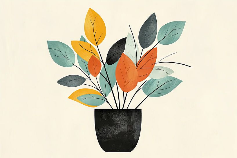 Flower vase by Poster Art Shop