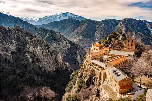The Abbey of St-Martin-du-Canigou in the Eastern Pyrenees