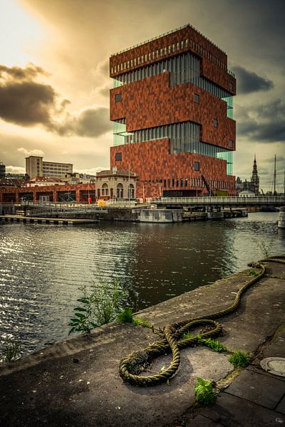 Musée sur le fleuve sur l'Eilandje à Anvers par Ingo Boelter