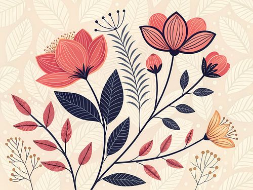 Crimson Bloom Serenade