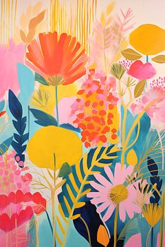 Boho Bloemen weide van Caroline Guerain