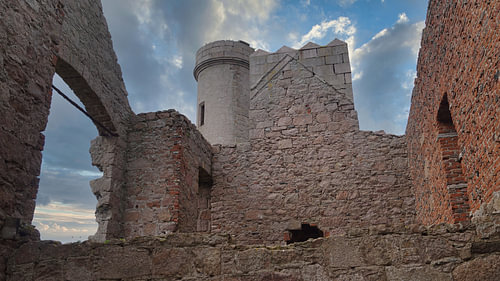 Het nieuwe kasteel Slains in Schotland