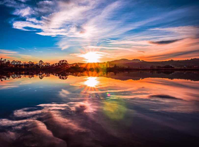 Sunset in Allgäu by Mustafa Kurnaz