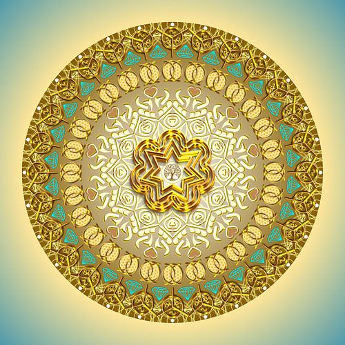 VIE de mandala de cristal