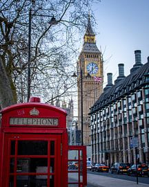 Big Ben clock tower in London by Marnix Teensma