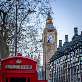 Big Ben kloktoren in Londen van Marnix Teensma