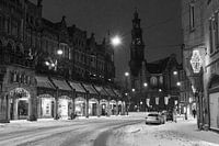 Silent winter night in Amsterdam