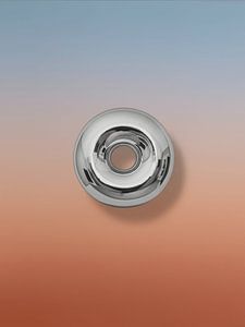 home musea chrome abstract art 6 hemel wolken
