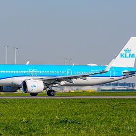 Avion de ligne Airbus A321neo de KLM. sur Jaap van den Berg