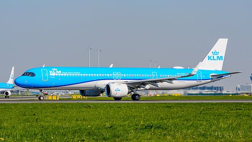 Avion de ligne Airbus A321neo de KLM.