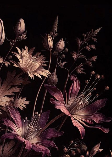 VINTAGE COLOURFUL BOTANICAL-10A-D2 von Pia Schneider