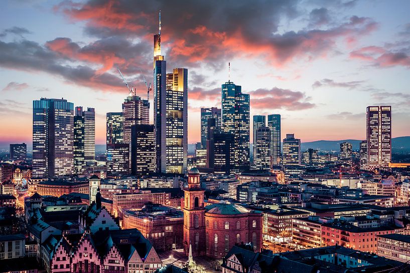 Frankfurt Skyline von davis davis