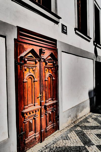 Prague - Solid door by Wout van den Berg