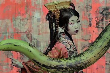 schilderachtige Japanse kunst van Egon Zitter