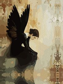 Fallen Grace – Melancholic Angel Reflection