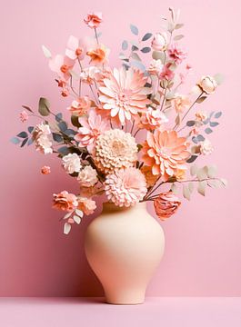 fleurs dans un vase sur Thea