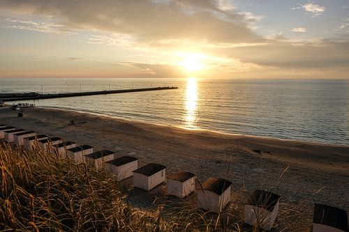 Zonsondergang in Denemarken