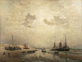 Morgen in Scheveningen, Hendrik Willen Mesdag