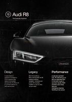 Audi R8 Magazine Poster