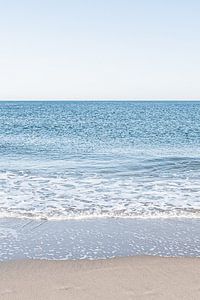 Triptyque de la mer du Nord et de la plage de Scheveningen. 2 de 3.