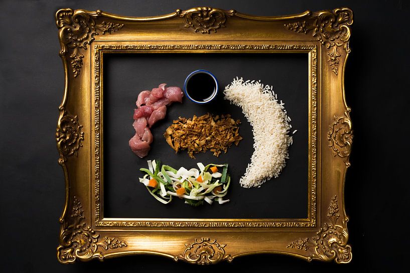 FOOD ART NASI by Angelique van den Boer