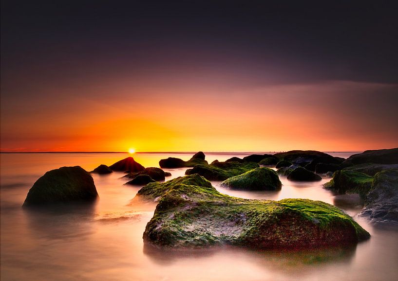 Sunset Sunset Katwijk aan Zee Netherlands by Wim van Beelen