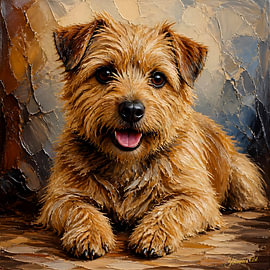Norfolk Terrier von Johannas Art Creations