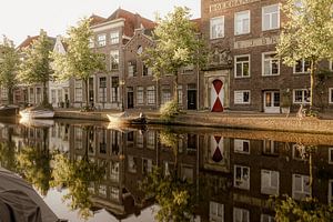 Oude Rijn in Leiden sur Dirk van Egmond