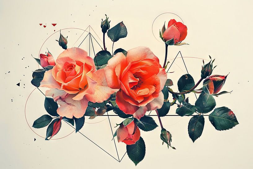 Roses by Poster Art Shop