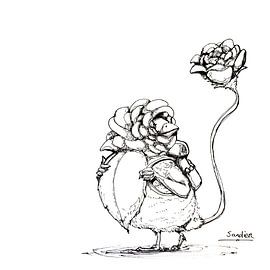 Rosenvogel von Sander Oude Veldhuis