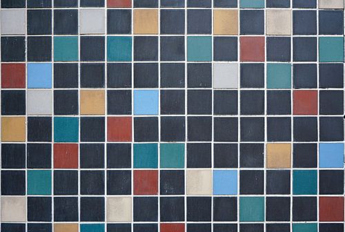 Tegeloppervlak op een gevel