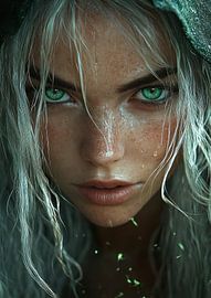The Enchantress with Piercing Eyes