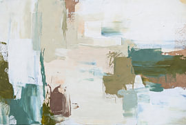Gezeiten aus Salbeigrün und Sand von Imperial Art House