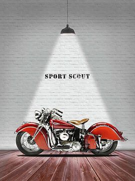 Das Sport Scout-Motorrad von Slukusluku batok