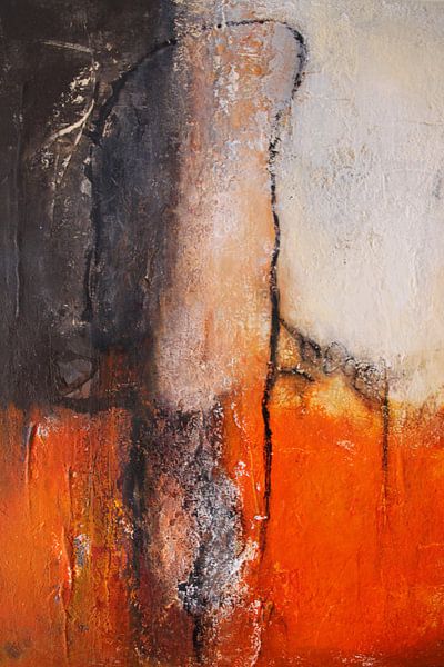 Abstrakte Komposition 9.112 von Petra Lorch